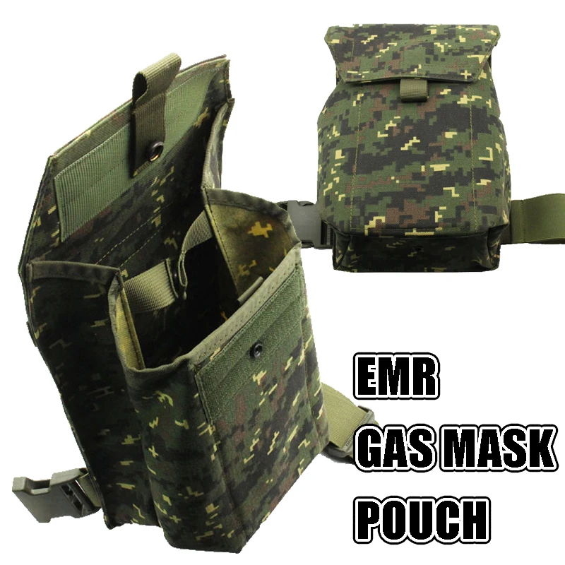 EMR 6SH117 Тактический жилет, чехол для противогаза, страйкбольное боевое оборудование, аксессуары, пакет MOLLE, чехол для переработки капель EMR 6SH117 Тактический жилет, чехол для противогаза, страйкбольное боевое оборудование, аксессуары, пакет MOLLE, чехол для переработки капель