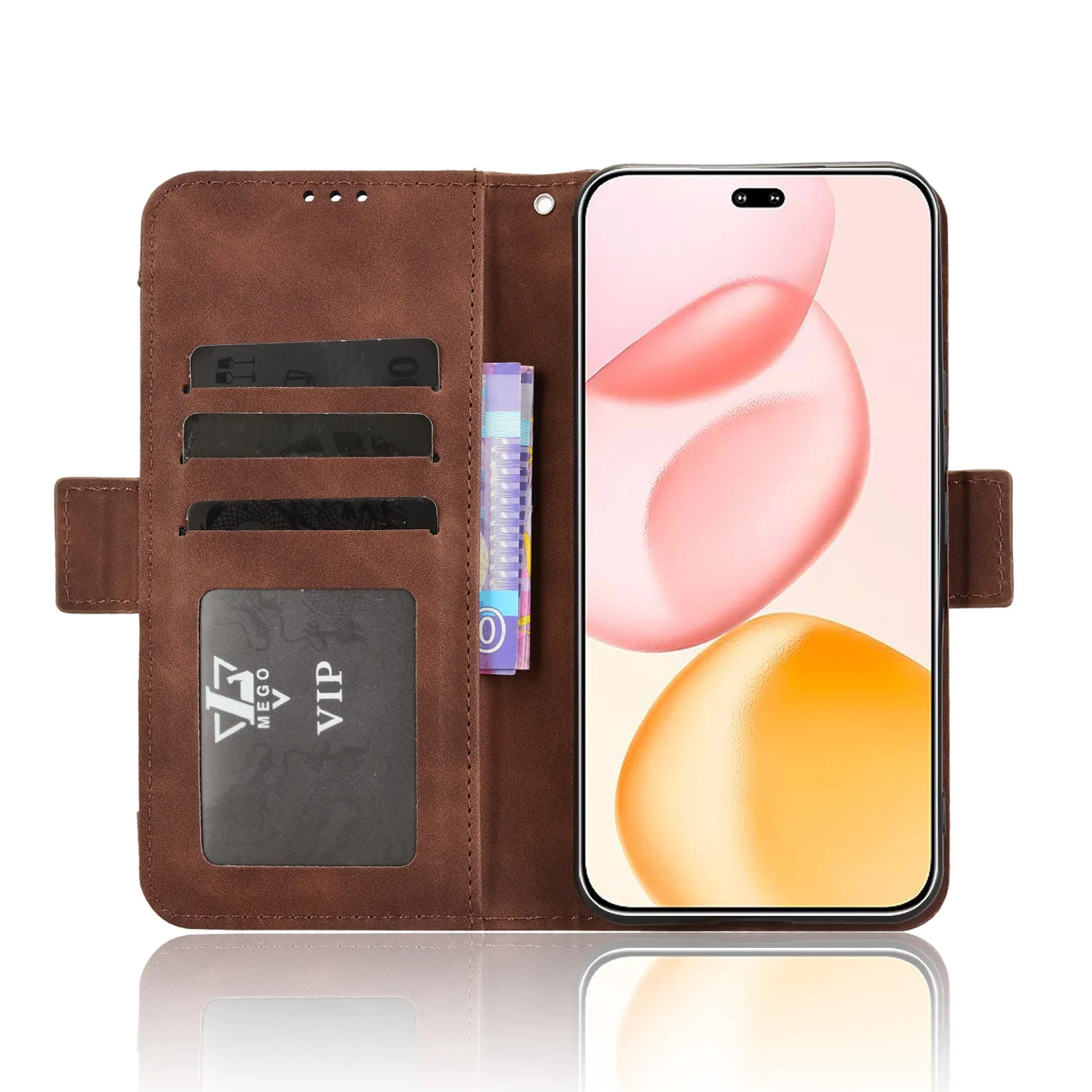 

Leather Case For Honor 400 300 200 Lite Magic 7 6 Pro 5G Strong Magnet Case Flip Magnetic Wallet Flip Cover