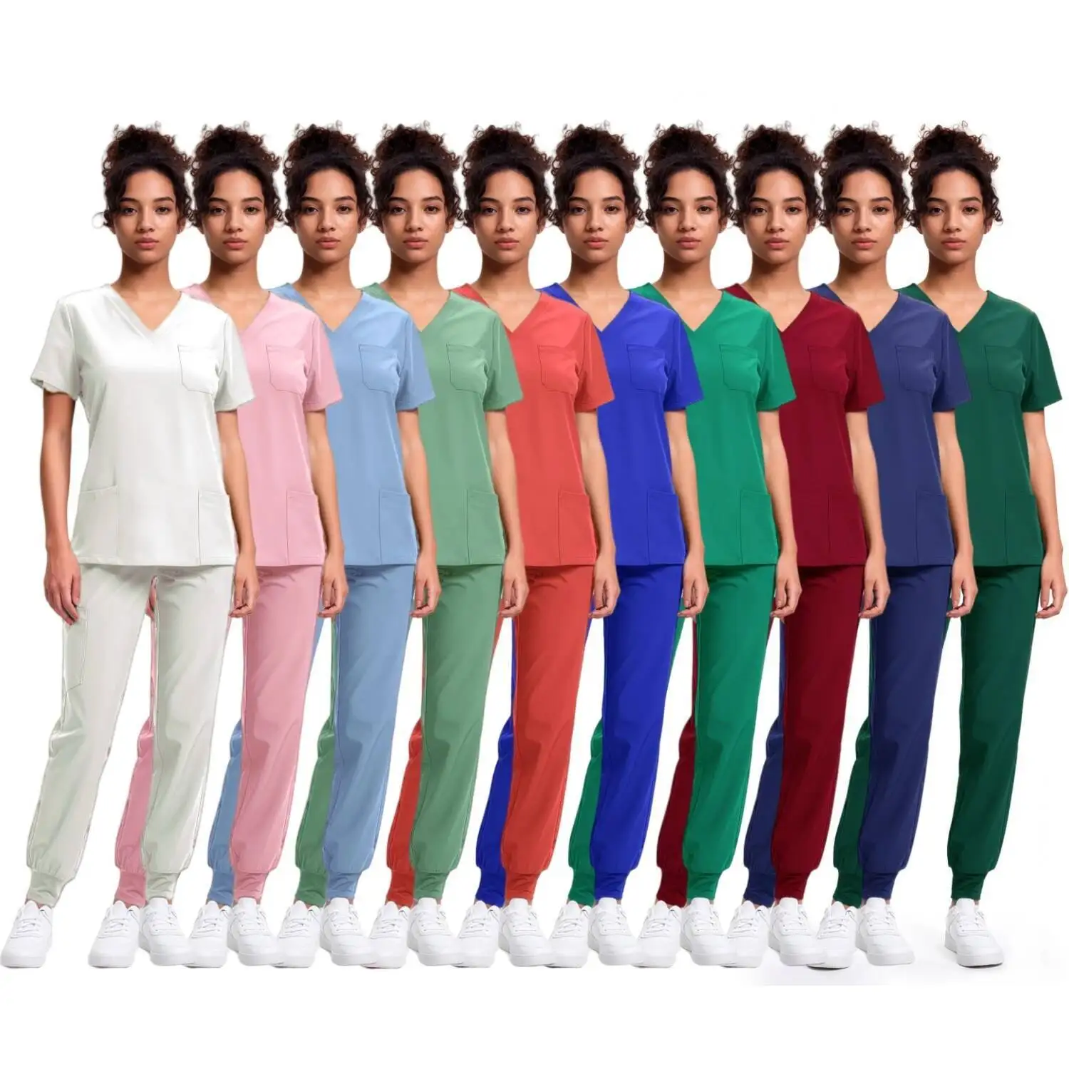 Scrubs Women Beauty SPA Pet Clinic Store Veterinary Dentistry Work Clothes Set High-Quality Medical Nurse Uniform Unisex