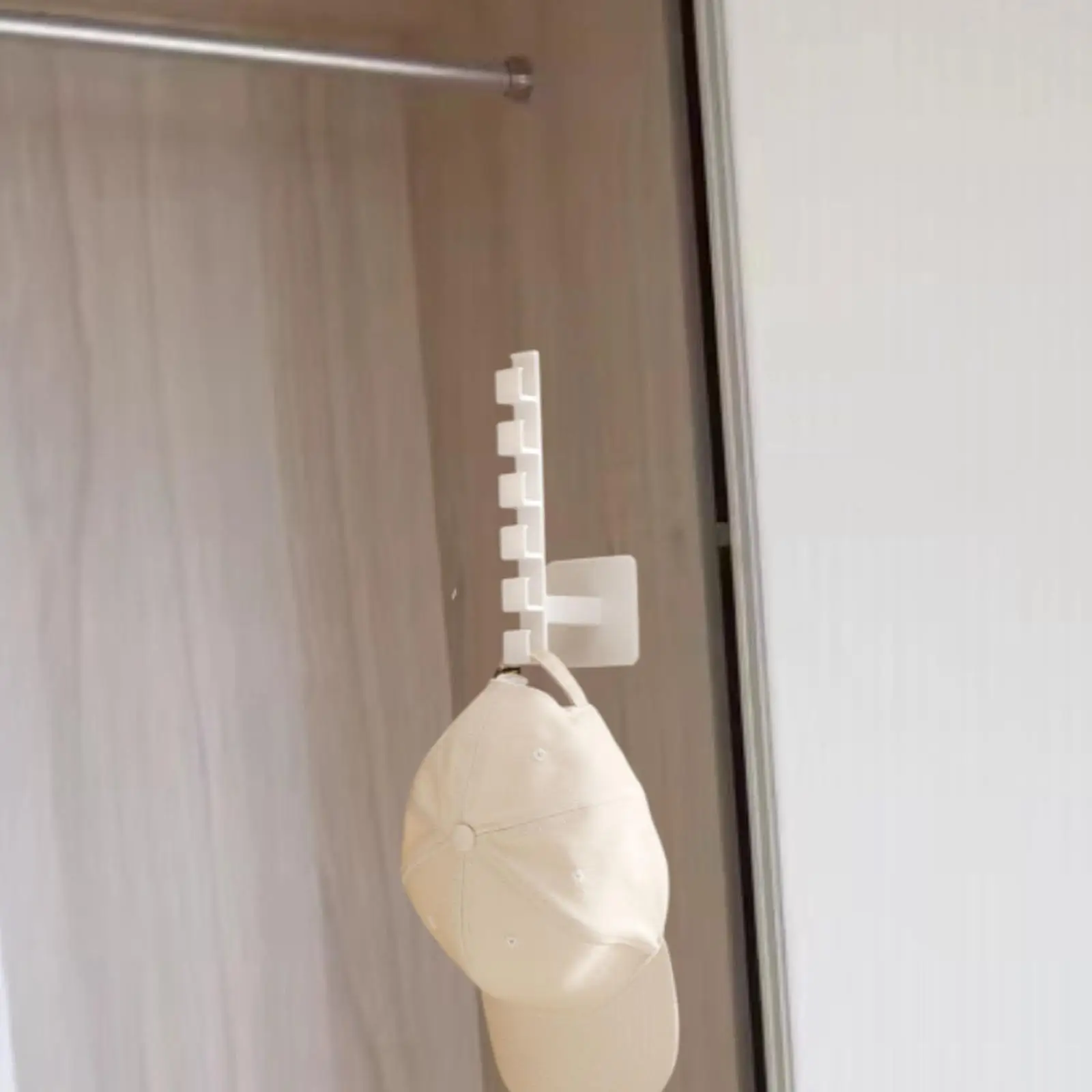 Chapéus de beisebol Rack Hanger Wall Mount Caps Display para porta armário Scrunchie