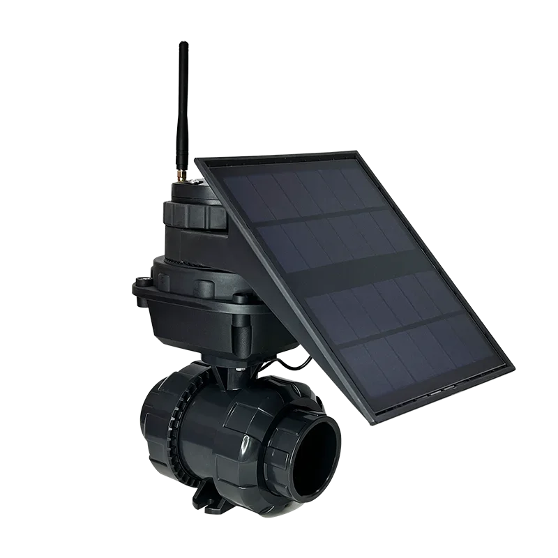 Atuador da válvula solenóide para o sistema de irrigação agrícola, energia solar, GSM, LoRa conectado inteligente controle hidráulico, 2"