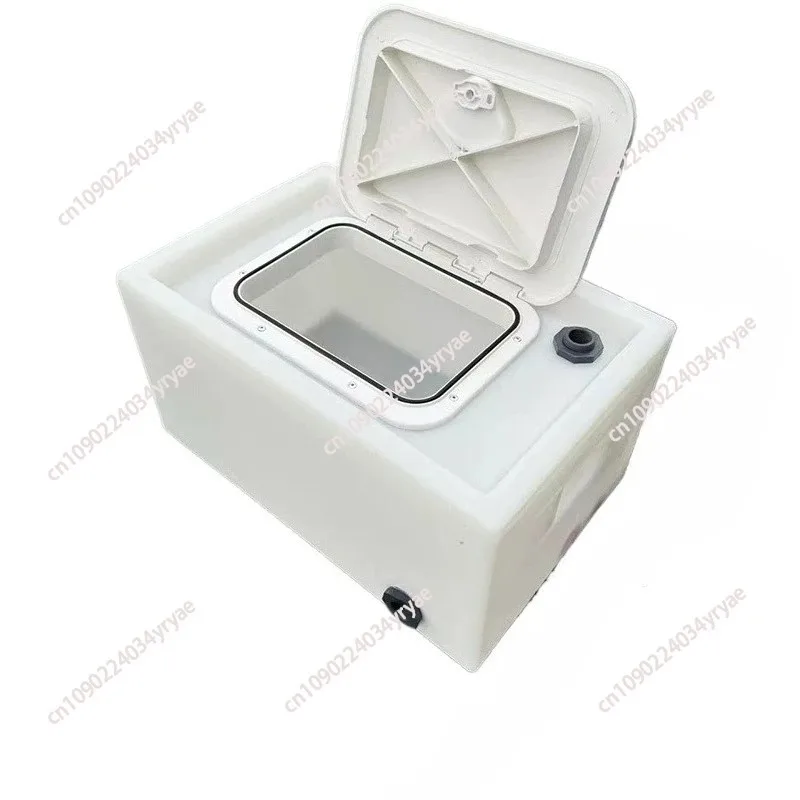 Horizontal Flip Top Live Fish Transport Box Anti Spill  Tank Portable Plastic Live Fish Storage Box For Aquarium Fish Breeding