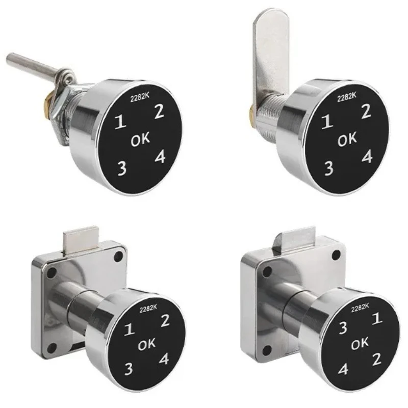 Keyless Touch Keypad Digital Password Code Number Cabinet Drawer Electric Lock for Letter Box/file Cabinet Rechargeable