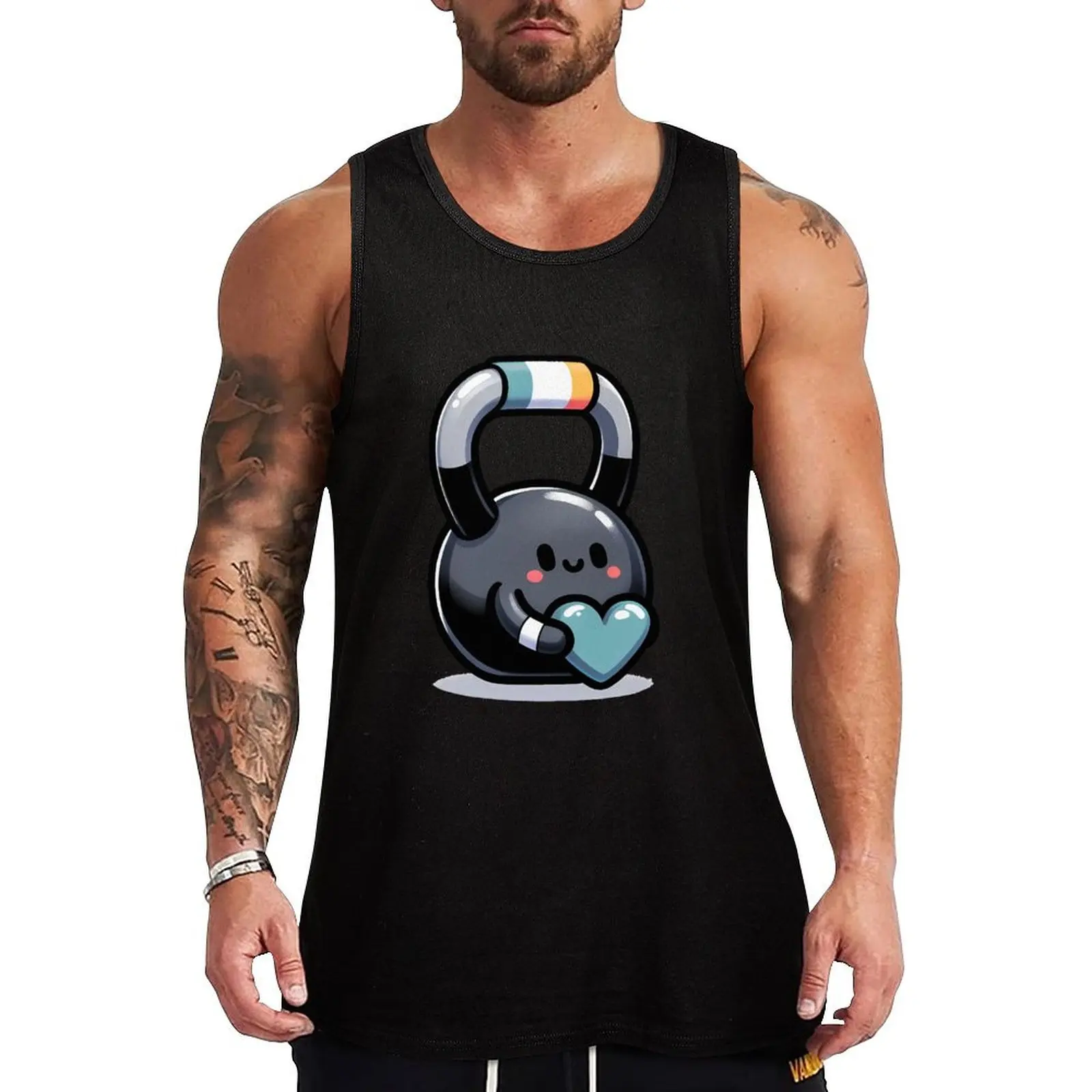 Kettlebell Crush: Love Your Workout! Tank Top Loose Sleeveless Casual Tank Top Lightweight Summer