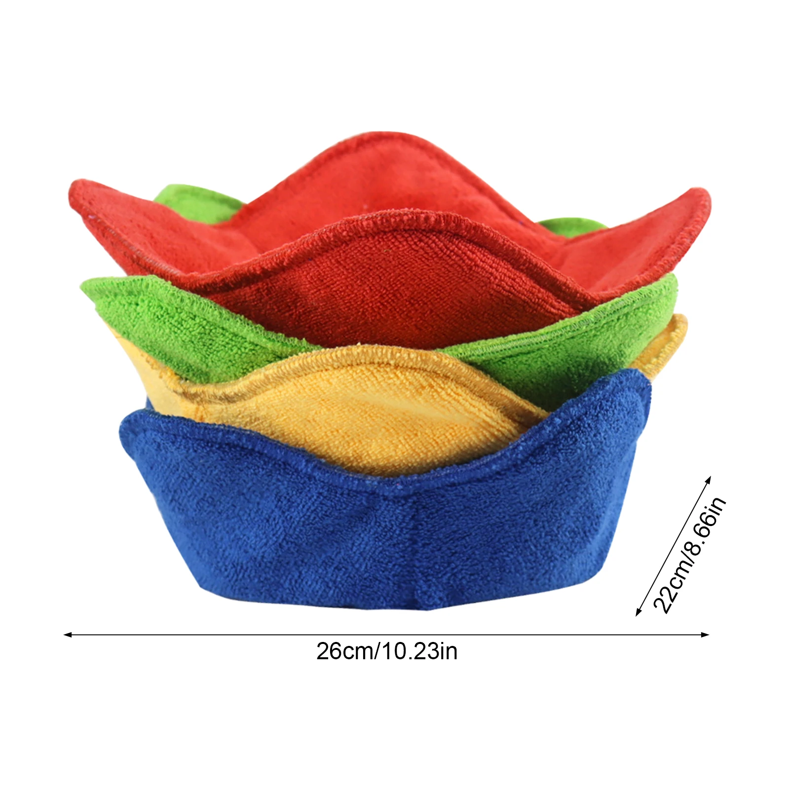 

Microwave Heating Bowl Pad Set of 4 Heat Resistant Anti Slip Pad for Kitchen Home Office Use