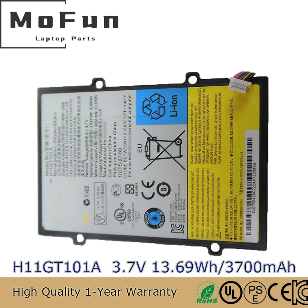 H11GT101A 3,7 В 3700 мАч Аккумулятор для ноутбука Lenovo Idepad A1 A1-07 Tablet 121500028