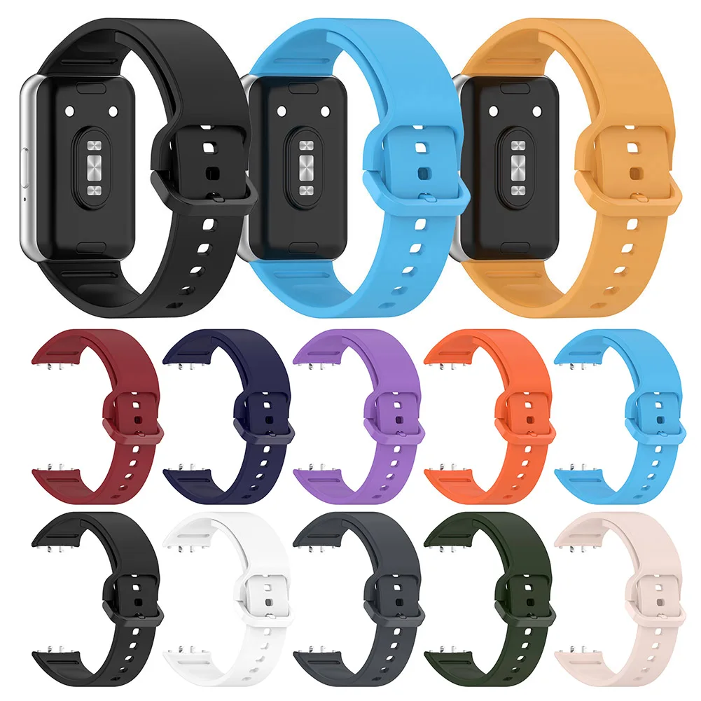 

Силиконовый ремешок, регулируемый спортивный ремешок, защищенный от пота умный браслет для часов, удобный браслет для Samsung Galaxy Fit 3 2024