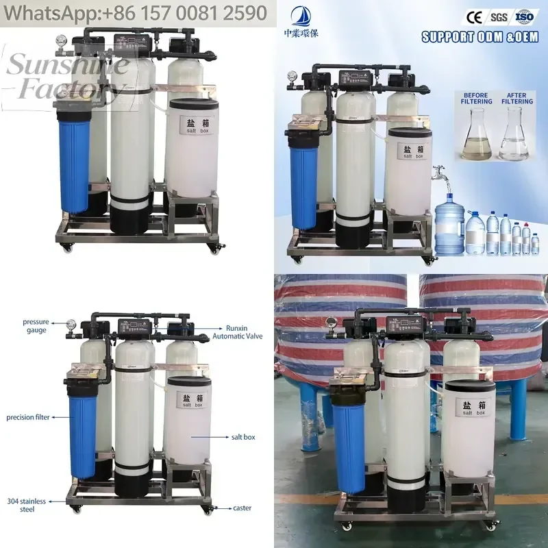 Zhongyejin RO System Whole-House Reverse Osmosis Water Filtration System with Pump & Pressure Vessel 500L/Hour 3-Year