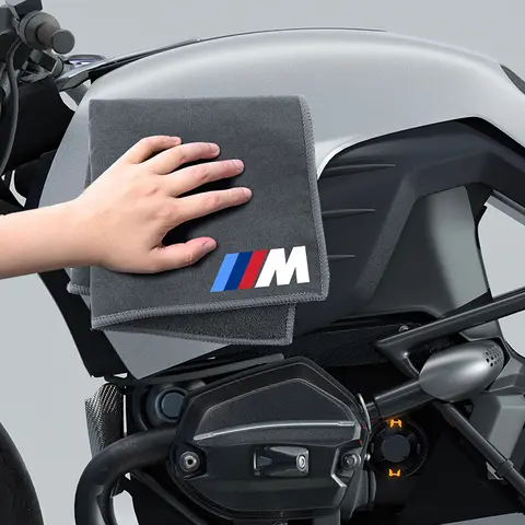BMW M S1000RR S1000XR S1000R 용 스웨이드 깨끗한 가죽 천 오토바이 세탁 수건, HP4 R1200GS R1250GS F850 F750GS ADV