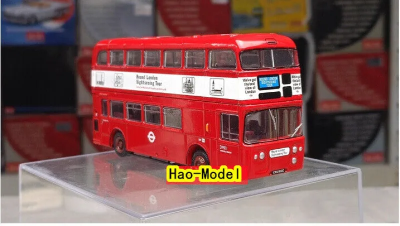 EFE Leyland Double Decker Bus Modelo, Alloy Diecast, Brinquedos Infantis, Presentes de Aniversário Meninos, Passatempo, Exibir Coleção Ornamentos, 1: 76