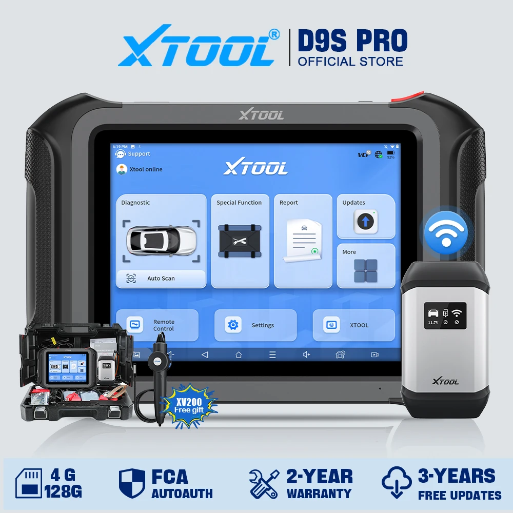 XTOOL D9S PRO: Il Diagnostico Automobilistico Avanzato per Meccanici e Appassionati di Auto