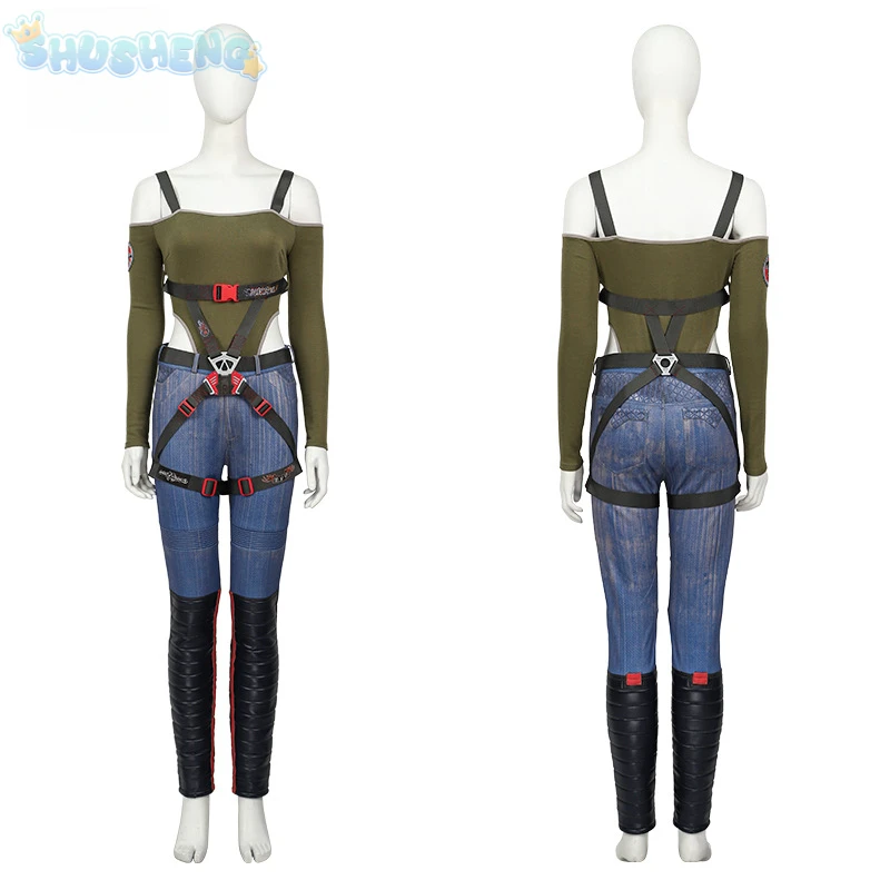 New game PanAm Palmer punk 2077 cosplay costume shirt pants coat belts boots fancy Halloween woman man set made xs-xxxl