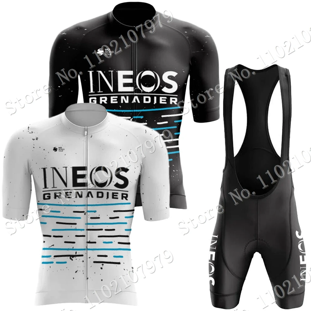 Ineos Grenadier Team 2023 Cycling Jersey Set Maillot Cycling Clothing Road Bike Suit Mountain Bicycle Shirt Bib Shorts MTB Ropa