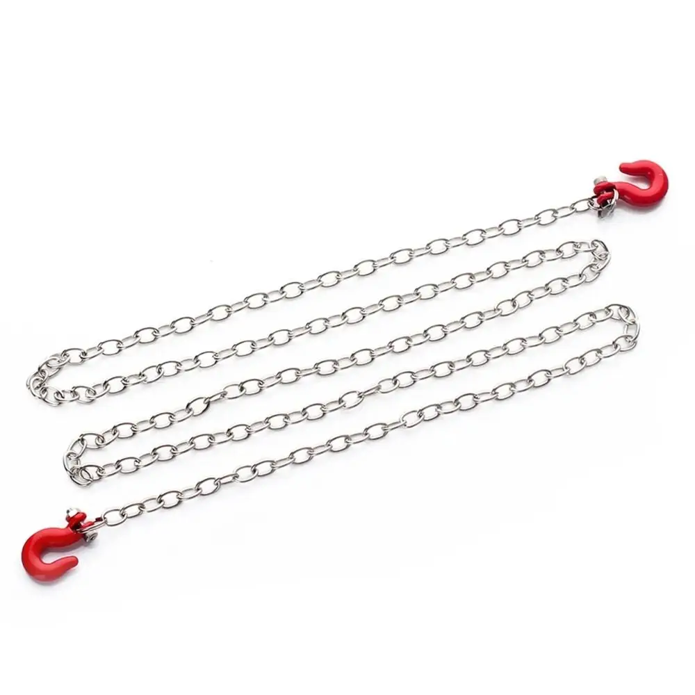 

Red RC Trailer Tow Hook Upgrade Tow Hook Tow Chain for 1:10 RC Crawler Car Redcat Gen8 VS4-10 Axial SCX10 90046 AXI03007 Capra