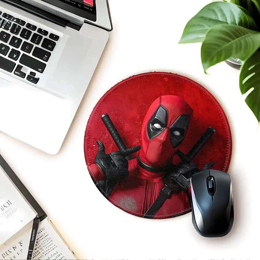 

Коврик для мыши, 1 шт., офисный коврик, аксессуары для стола, коврик для игровой консоли, коврик для клавиатуры и мыши, коврик для компьютера и ноутбука, противоскользящий, Marvel Deadpool Cool