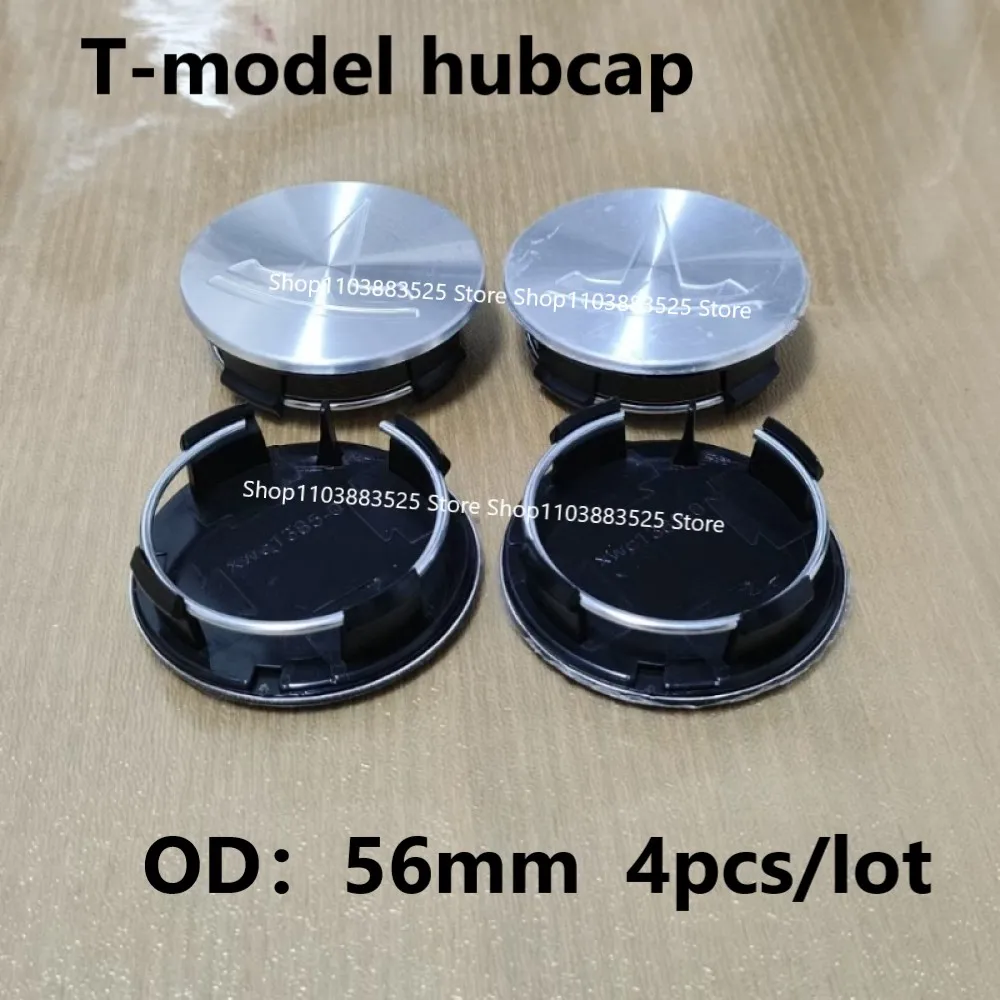 4pcs OD 56mm Wheel Center Hub Caps For Tes Model Model3 ModelY Model 3 Y X S la hubcap Accessories