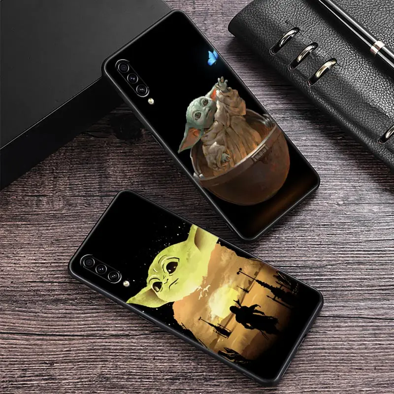 

Marvel Funda Phone Case For Samsung Galaxy A7 A8 A9 2018 A30 A30S A50 S A20 A70 A10 Note 9 10 20 Ultra Back Cover Cute Baby-Yoda