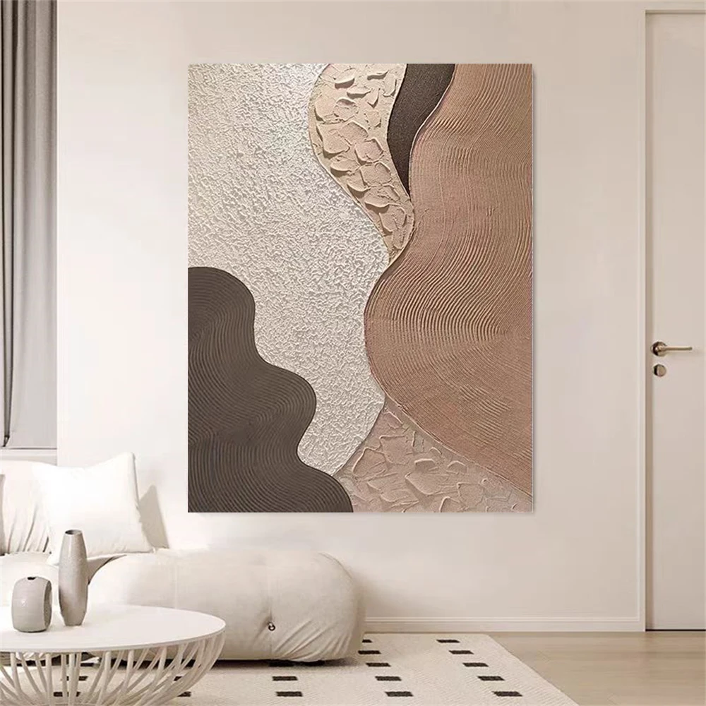 

100% Hand-Painted Abstract Oil Painting Decor Living Room Cuadros Canvas Pictures Dormitorio Lienzos Wall Art Poster Modern Mura