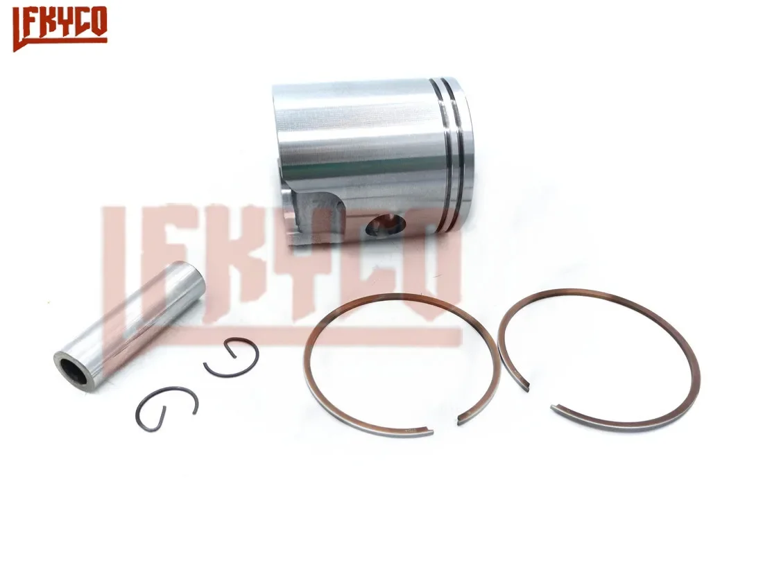 Motorcycle Engine Part STD +25 +75 +50 +100 56MM 56.25MM 56.5MM 57MM Bore Pin 14mm Piston Ring Kit for Suzuki TS125 125cc TS 125