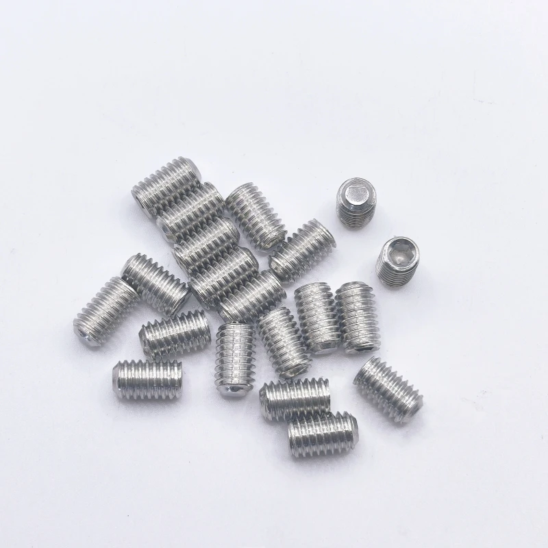 100/200pcs 304 stainless steel hex socket socket set flat end set screw