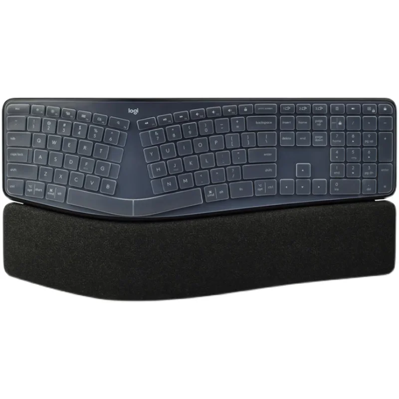Clear Transparent Silicone Keyboard Cover protectors Film For Logitech ERGO K860 Wireless Keyboard