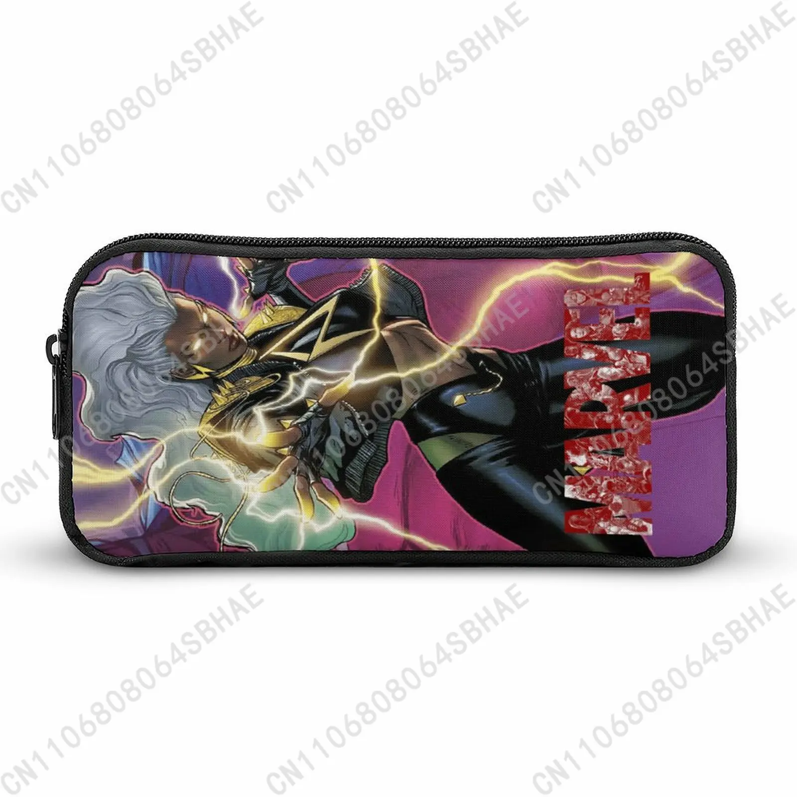 

Marvel Storm Pencil Case Teens Custom Pattern Simple Pen Bag School Stationery Pouch Personalized Zipper Bag Cosplay