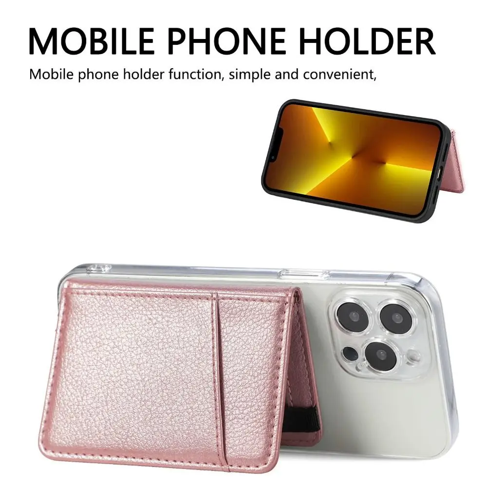 

Universal Adhesive Back Sticker Phone Card Bag Cell Phone Protective Sleeve Bracket Wallet