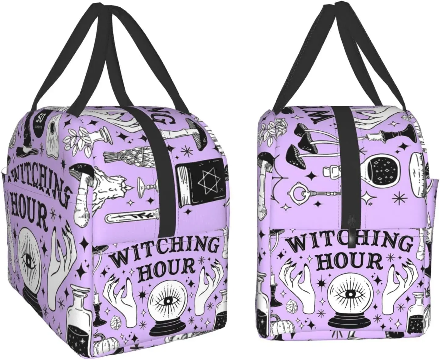 Lunch Bag Alchemie magische Hexe Hexerei wieder verwendbare wasserfeste Kühler Tote Box Container halter tragbare Tasche für die Arbeits schule