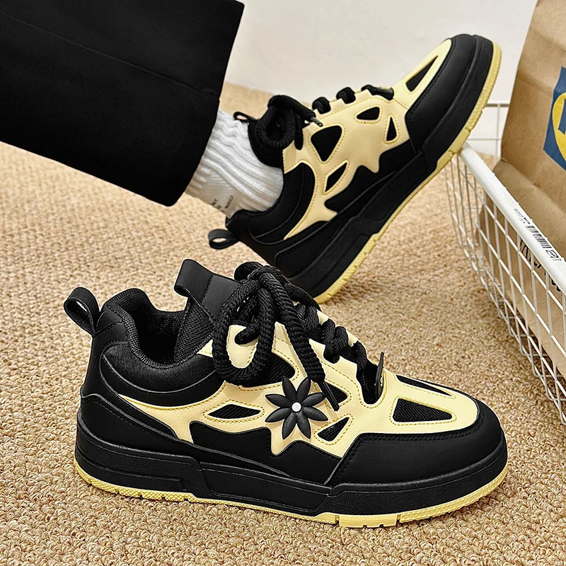 Modische Herrenschuhe Trendige Street-Skateboard-Schuhe Luxusmarke Trainingssneaker Atmungsaktive Freizeitschuhe Tenis Masculino – Detail 15