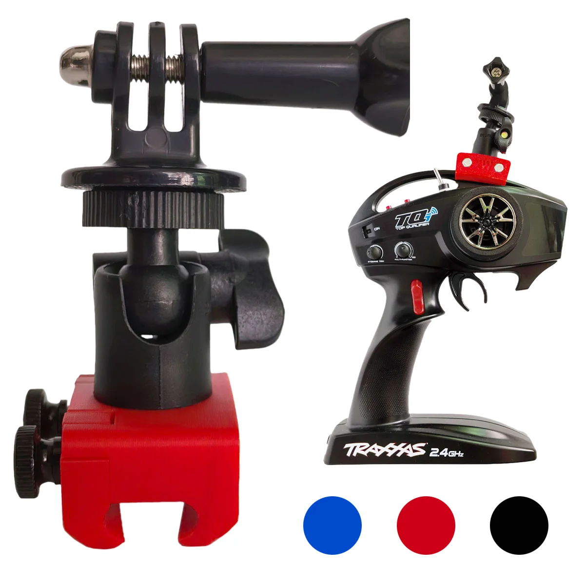 Крепление для экшн-камеры с передатчиком Traxxas TQi для радиоуправляемой модели автомобилей, вентиляторов видеоблог Gopro DJI