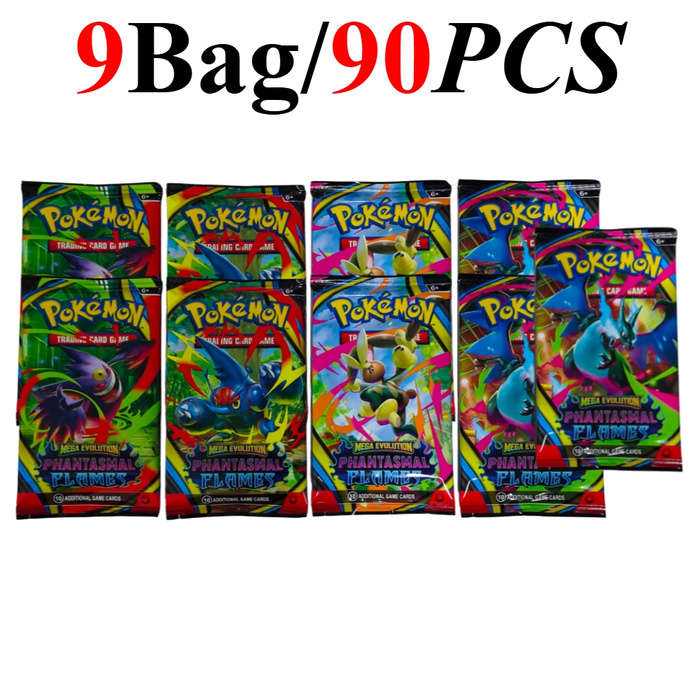Pokémon TCG Mega Evolution Pitch Black Booster Display Box Phantasmal Flames Booster Box Trading Card Game Collection Engels