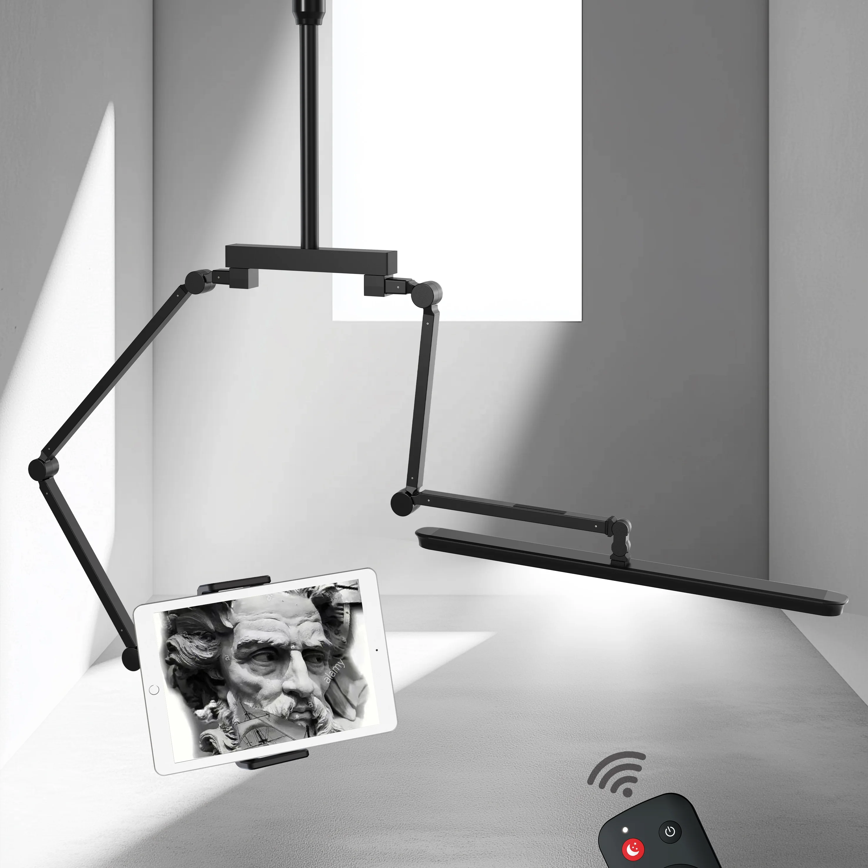 Professional equipment fixed to the wall Tattoo Light Emitting Diode 360 degree adjustment Remote control adjustment