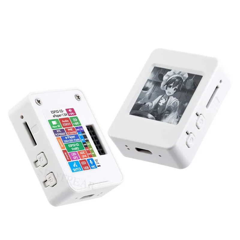 ESP32-S3 e-Paper 1.54inch Module 200x200 Supports WiFi / Bluetooth Development Board For Xiaozhi AI Deepseek