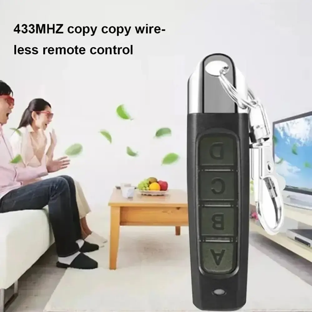 433MHZ Copy Remote Control Auto 4 Channe Code Garage Gate Door Opener Remote Control Duplicator Cloning Code Car Key