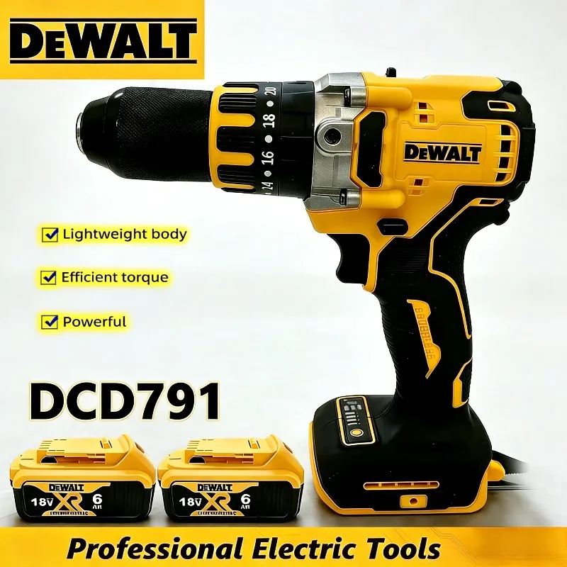 outil-electrique-sans-fil-rechargeable-dewalt-dcd791-perceuse-visseuse-compacte-multifonctionnelle-compatible-avec-batterie-20v