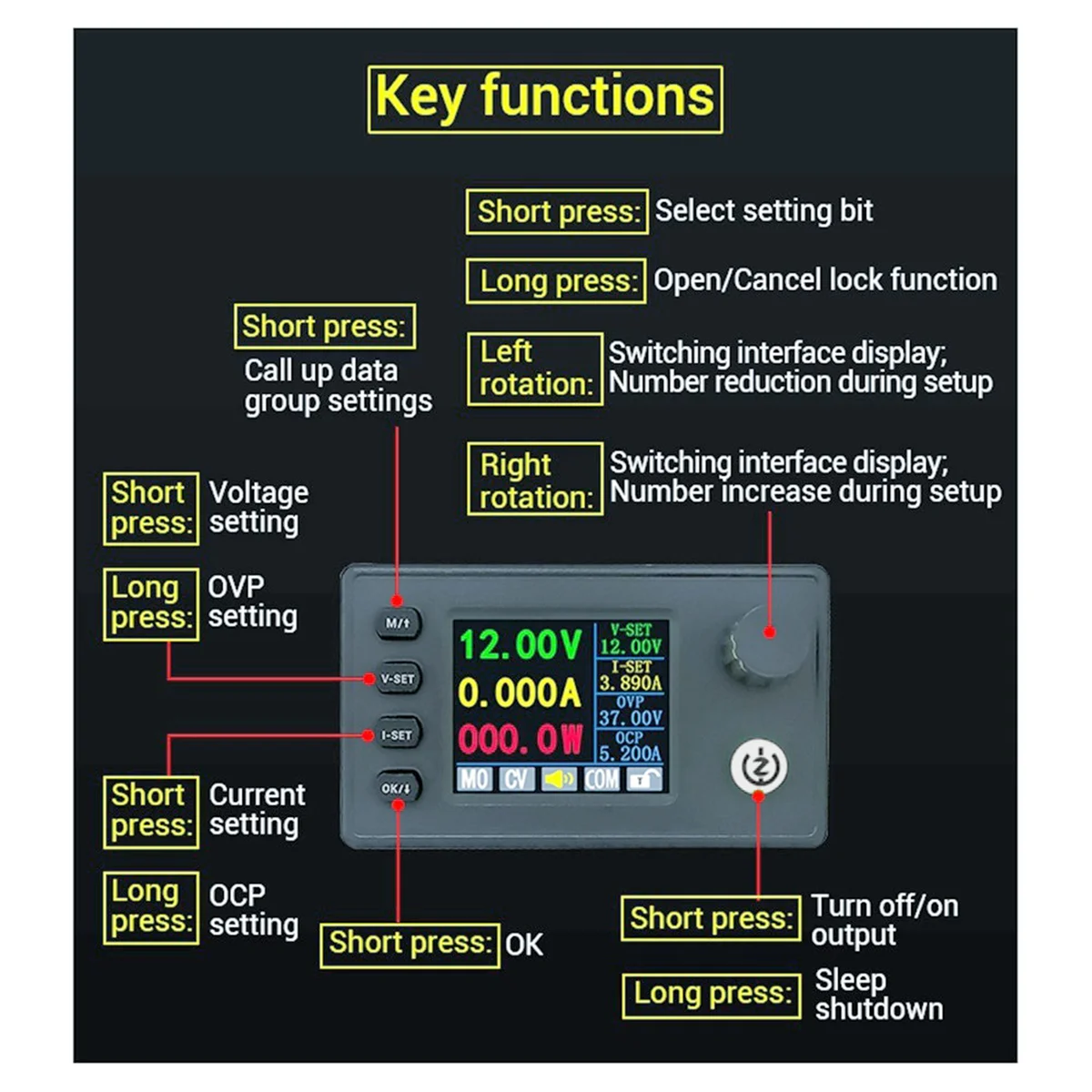 

【BAAZ Fast 】Новый SK150C 40V8A 150 Вт понижающе-повышающий блок питания с ЧПУ, зарядный модуль третьего поколения