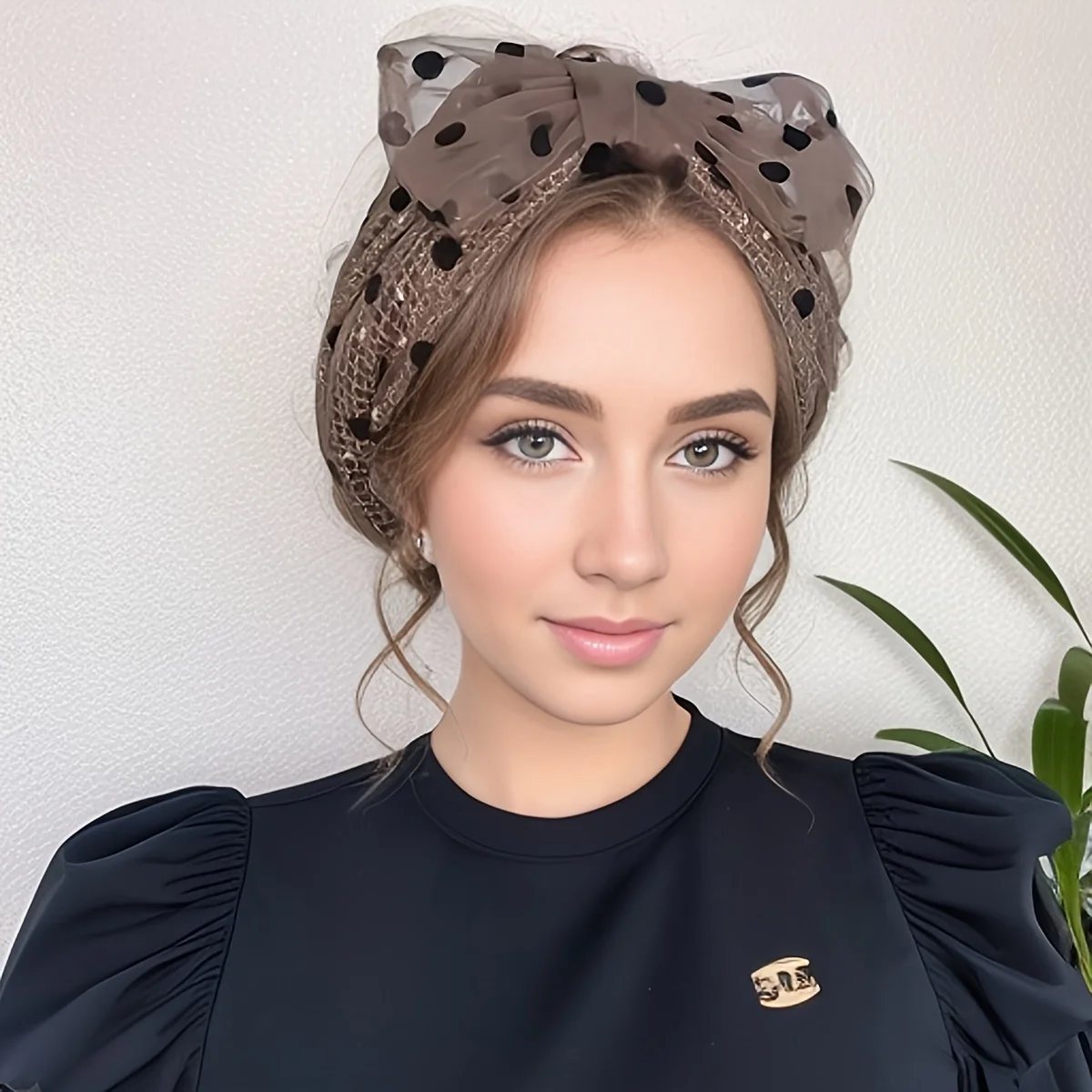 Muslim headscarf new hat summer Internet celebrity bow Hui women slim gauze scarf headband hood cover hood