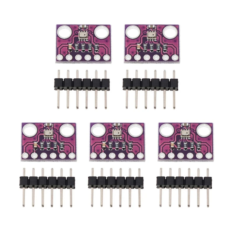 ABYL 5Pcs BME280-3.3 BME280 BMP280-3.3V Digital Module Temperature Barometric Pressure Sensor Module for Arduino BMP280