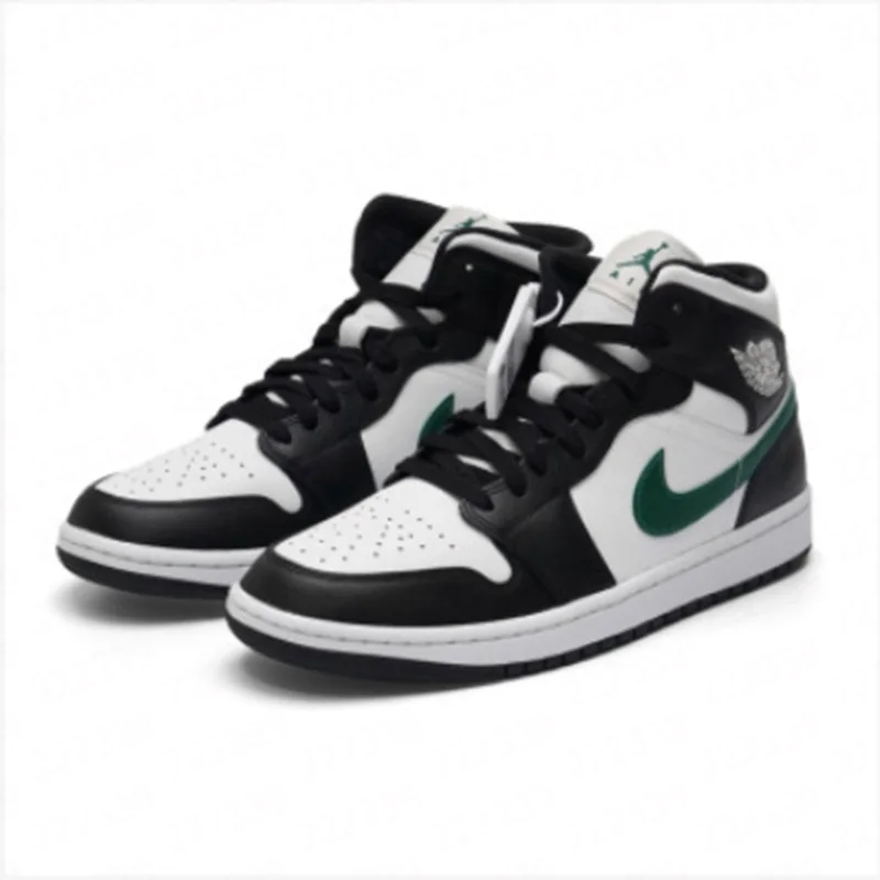 Nike Men's AJ Basketball Shoes - New Air Jordan 1 High-Top Sporty Casual Shoes DQ8426-004 view 6