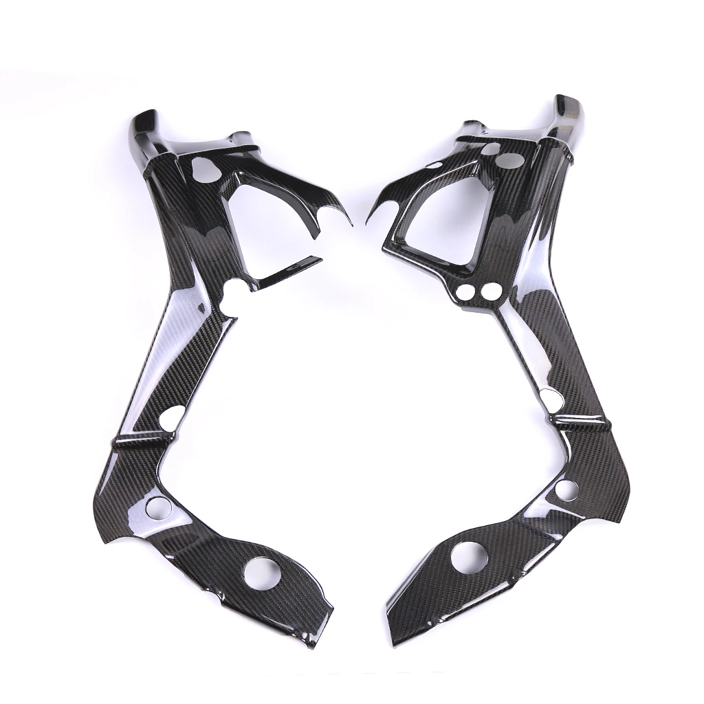 3K Pure Dry Carbon Fiber Motorcycle Frame Cover Side Panel Fairing For BMW M1000RR S1000R S1000RR 2020 2021 2022 2023 2024