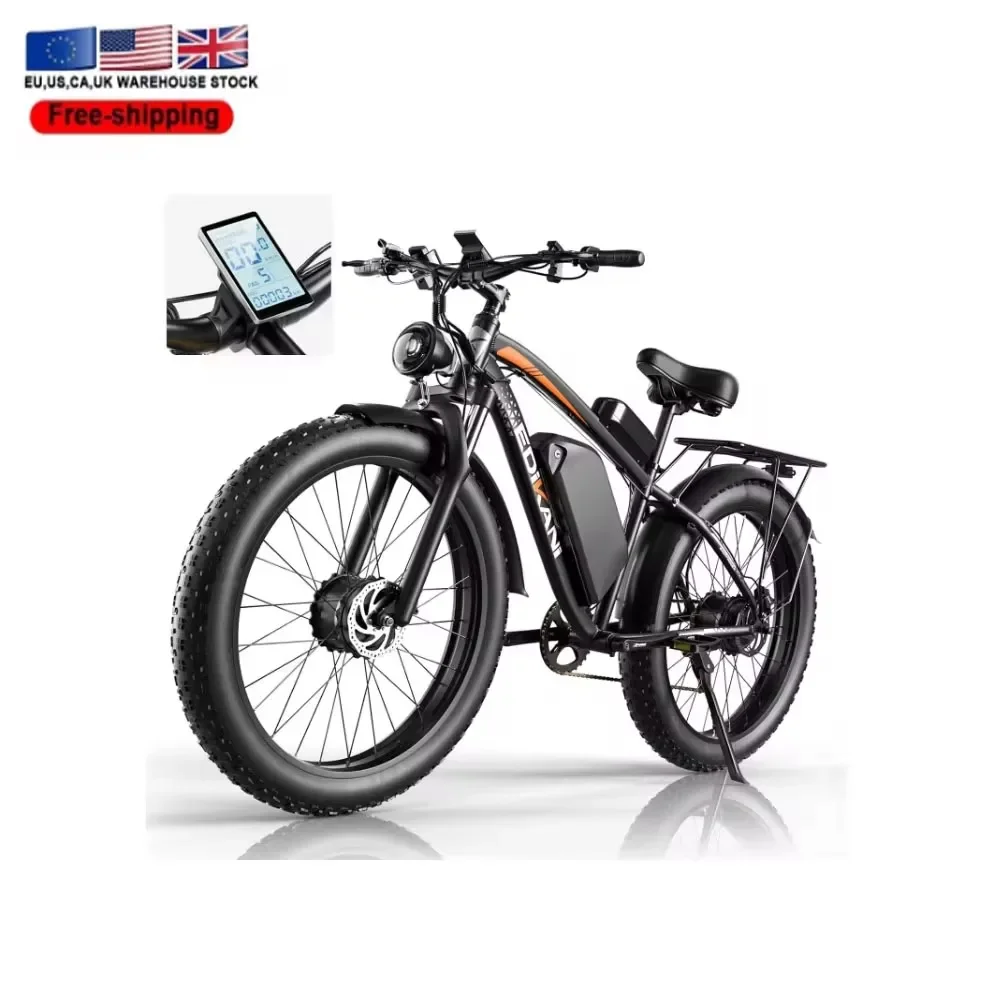 Electric Bike for Adult 2000W Peak 2500W Dual Motor Ebikes 23Ah 35MPH Fastest Ebike 26x4.0 Fat Tire All Terrain Electric bicycle