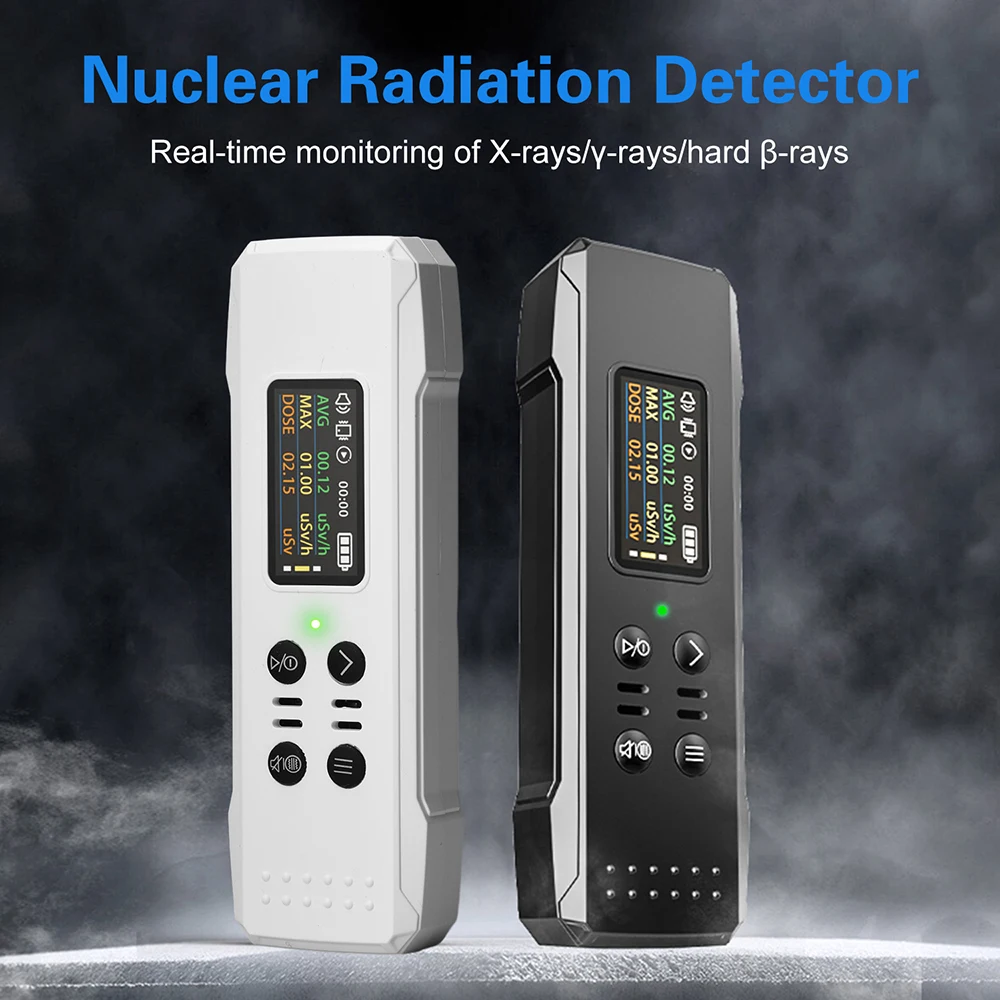 Portable Geiger Counter High Precision Nuclear Radiation Detector Personal Dosimeter X-ray γ-ray β-ray Radioactivity Tester