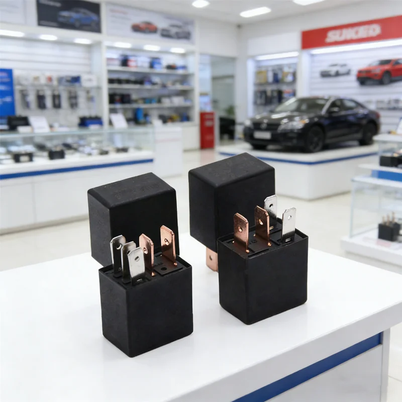 40 Amp Heavy-Duty Car Relay SPDT 12V DC with 1 Normally Open & 1 Normally Closed Contact, Ideal for Upgrading Electrical Circuit