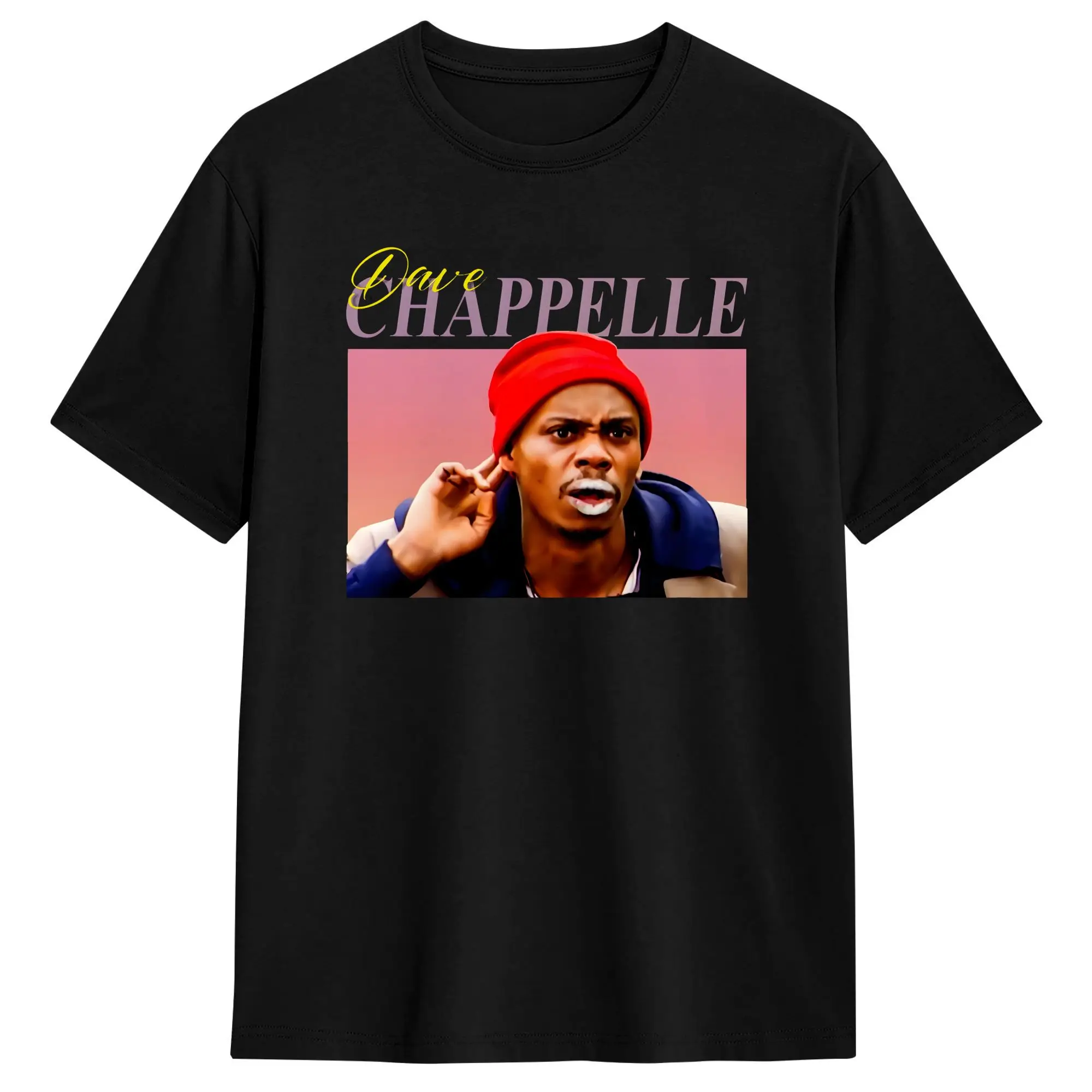 Funny Dave Chappelle Did Someone Say More Distance T-Shirts Men Round Neck Pure Cotton T Shirts Short Sleeve Tee Shirt Clothes