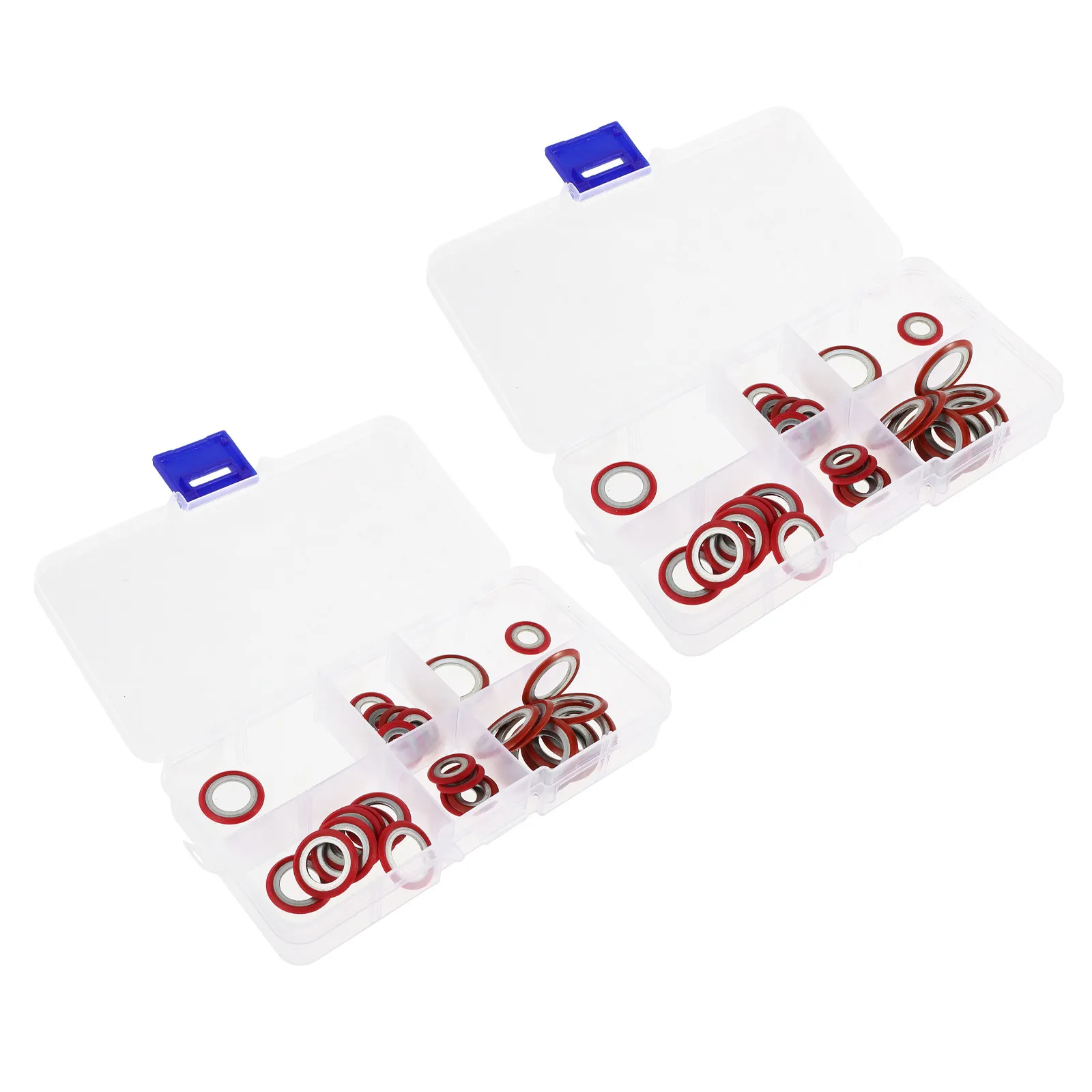 2 Boxes Air Conditioner Compressor Gasket Set Precise Fit Leak Prevention for Car Ac System Repair O Ring Seal Washer Compatible