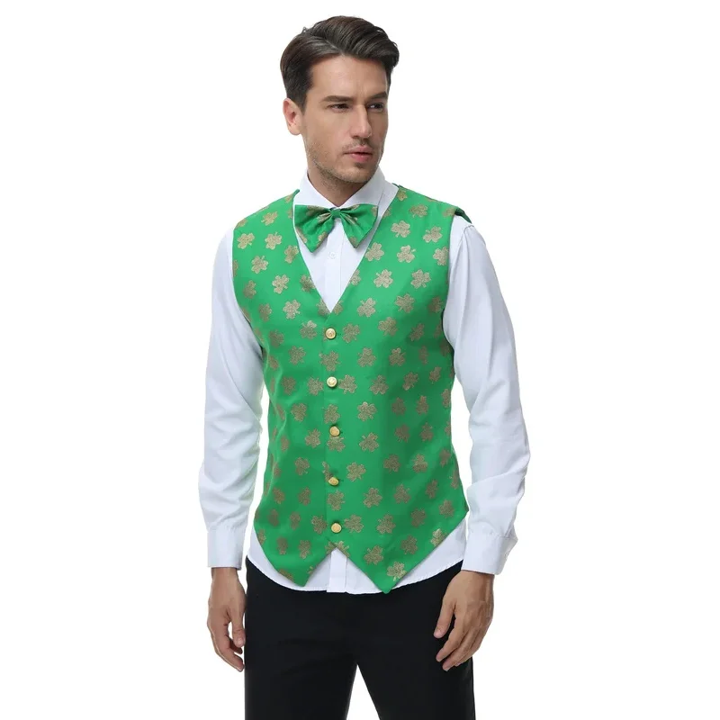 Хэллоуин День Святого Патрика ирландский счастливый клевер гоблин костюм для пары Германия Октоберфест баварское пиво девушка горничная косплей Dre@0Z *