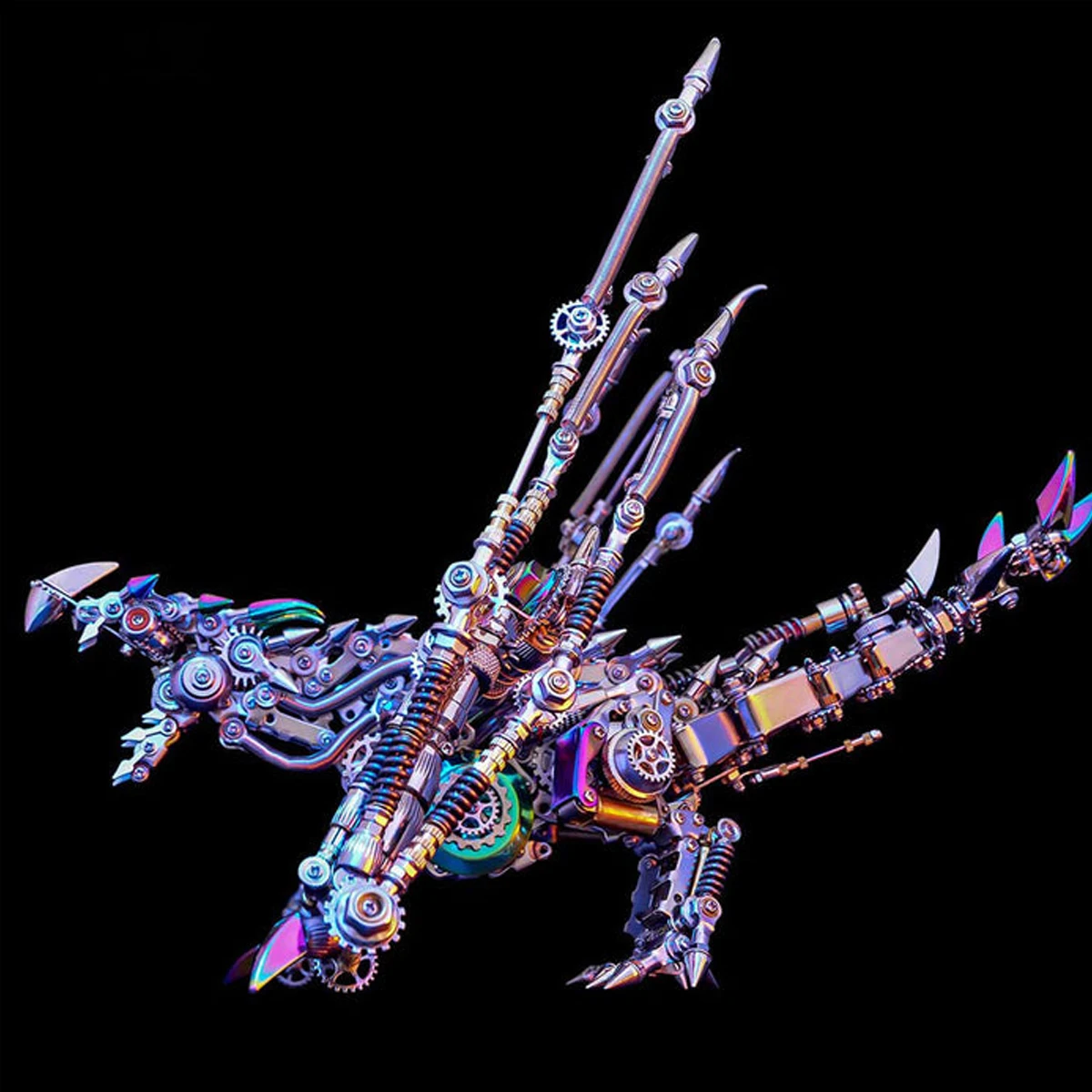 

1391PCS DIY Metal Assembly Dragon Model Building Kit Animals Mechanical 3d Puzzle Set Toys for Adults Children Gift
