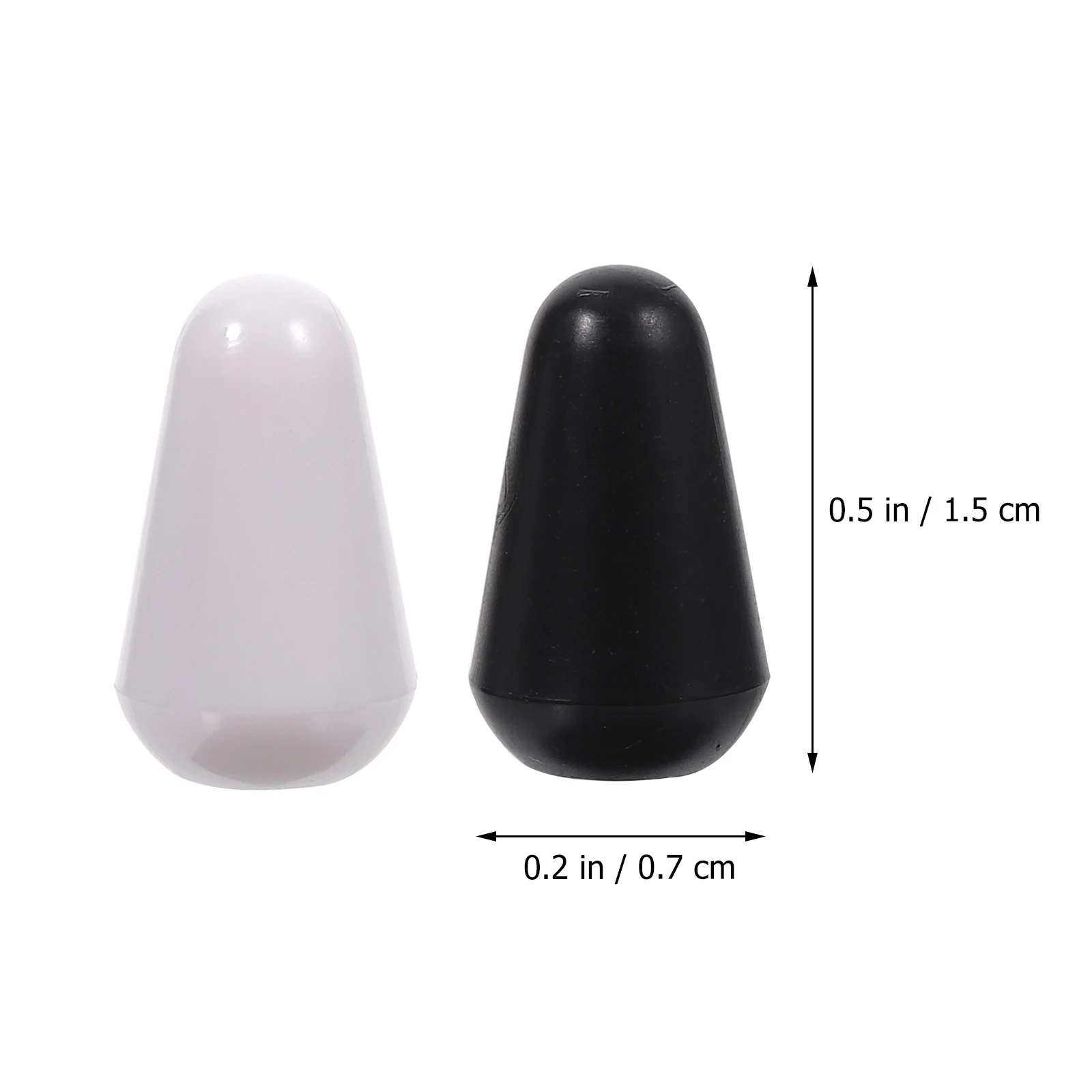 

16 Pcs Guitar Gear Hood Electric Part Tap Switch Toggle Knob Tip Caps Has Knobs Tips Water Proof for