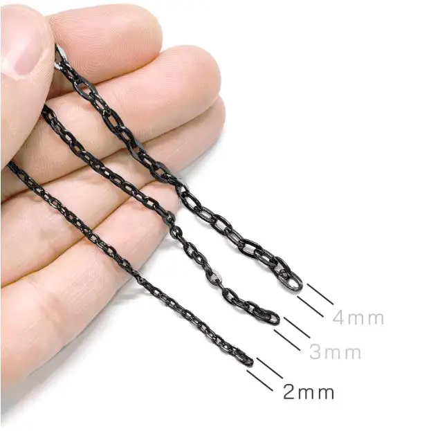 1/6 weibliche männliche Puppen Zubehör Metall Eisenkette 50 cm lang mit Öffnung für 12'' Actionfigur