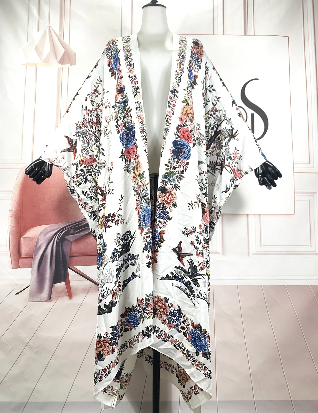 Cardigans Longs Imprimés de Style Africain pour Femme Musulmane, Robe de Style Boho, Sexy, Été, 2023